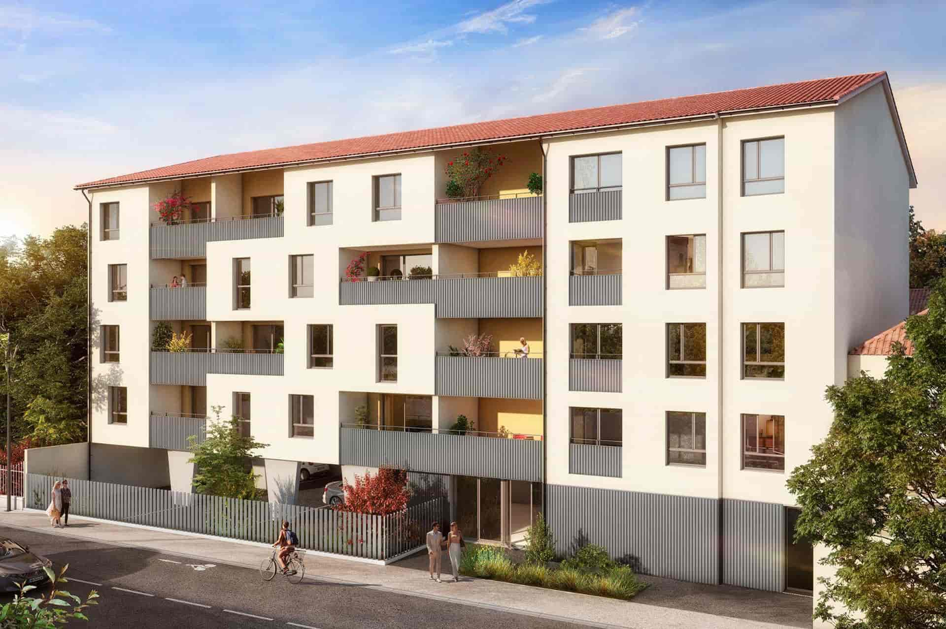 projet logements collectifs à Toulouse le square aux artistes