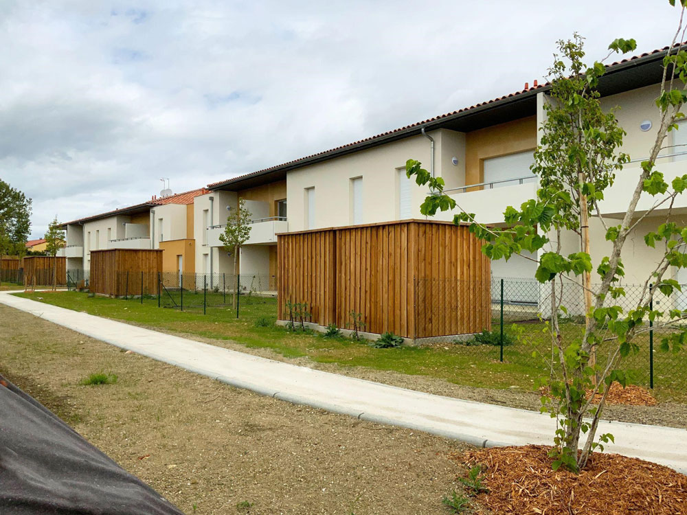 projet logements collectifs à Toulouse Les plaines de Hournetistes