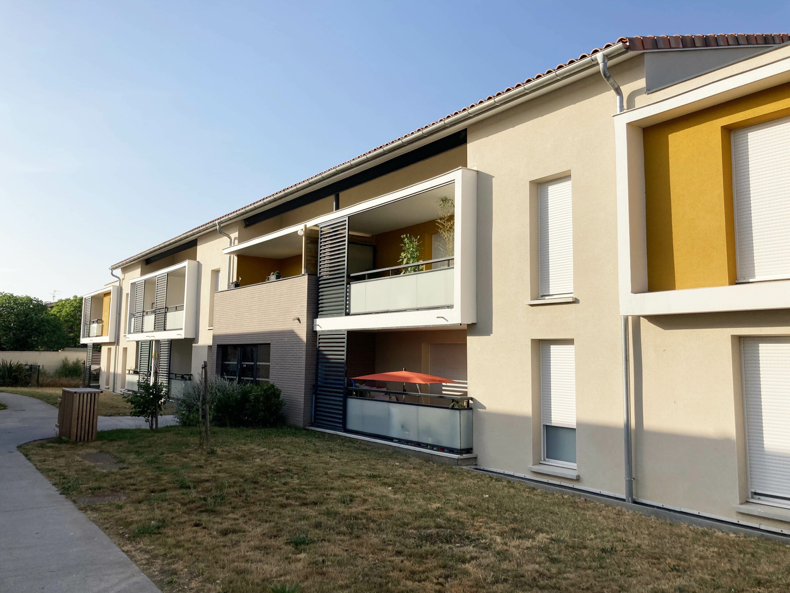 projet logements collectifs à Toulouse carré verde